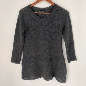 Claudia Nichole 100% Cashmere Sweater Gray Size XS